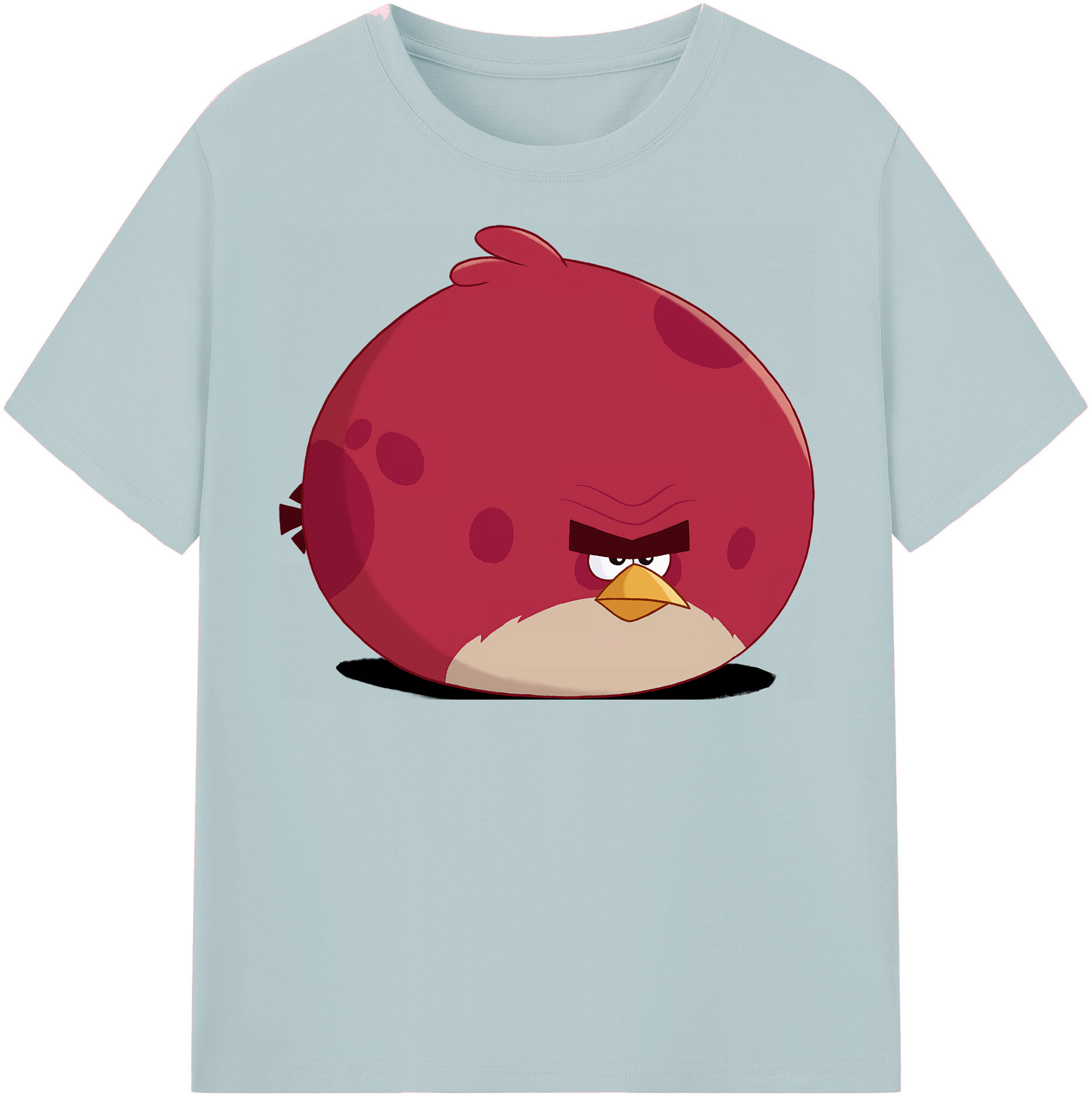 （画像用） Angry Birds アングリーバード 綿100％半袖Tシャツ（フロントプリント）